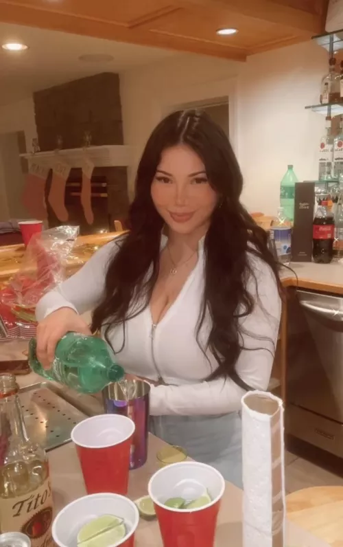 Busty bartender by alas2020_