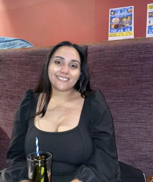 Busty in Black by doner22