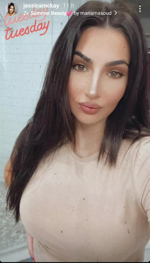 Busty Jessica Mckay 😍 by MaleficentBus8