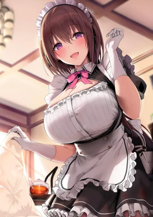 Busty Maid by Pliskin47x