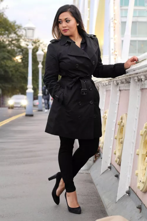 Busty women in trench coats are elite by Rez1k23