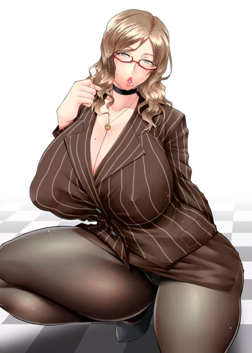 Busty work mom (@nomugicha) by A_Manatee