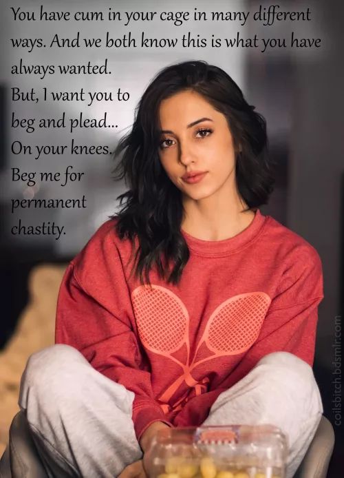 But I want you to beg and plead... by CoilsBitch