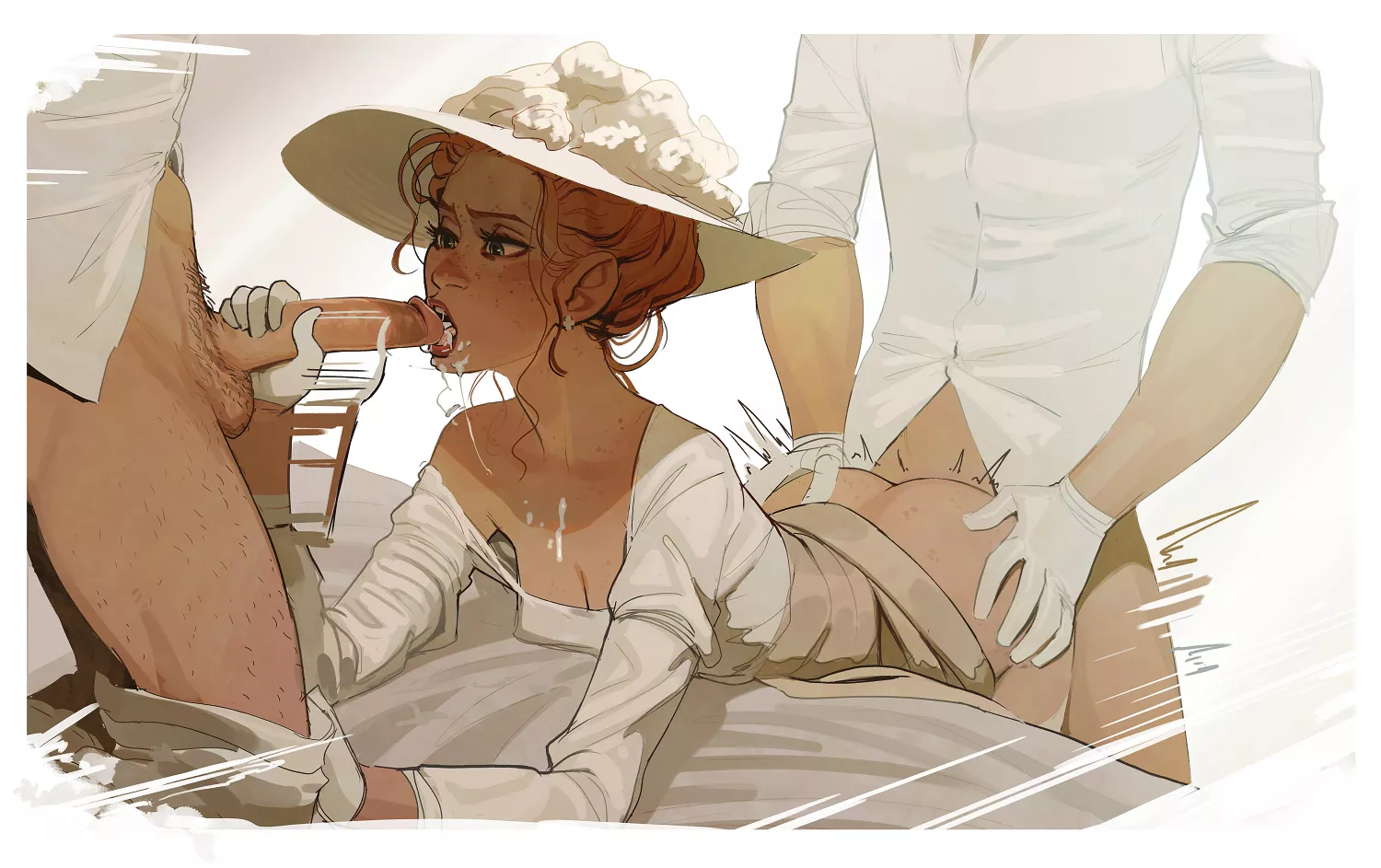 butt freckles posted by Cartoonlad