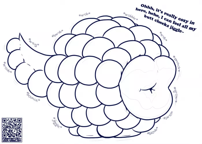 Butt sphere (Willing; multi-butt; hyper lips) [Daniel Kay] by pepgast2