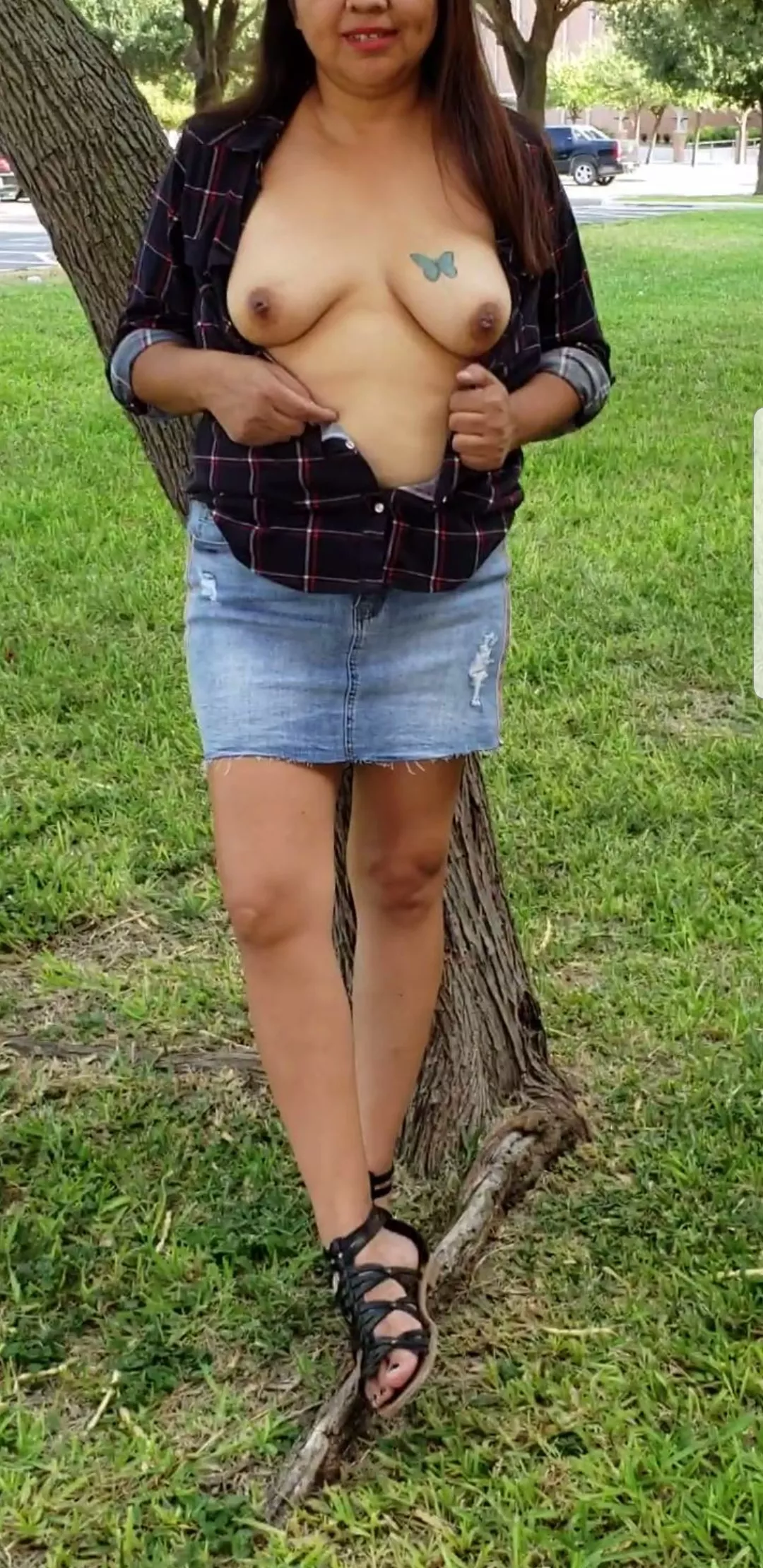 Butterfly out in nature! posted by hotwifeforyou