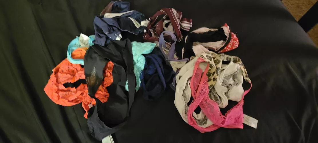 Buy my girlfriends dirty panties they smell so pungent of her pussy. $10 a pair by Delicious_Ad_1202