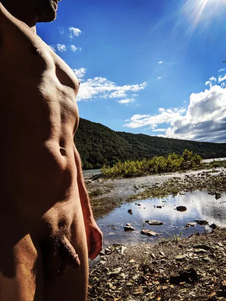 By the river by MysteriousActuator2