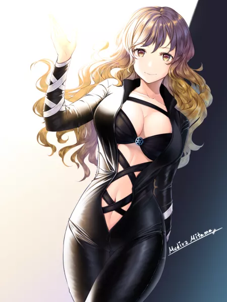 Byakuren Hijiri Perfect Suit Unzipped (Mitama Mudimudi) by sequence_string