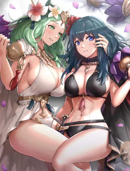 Byleth & Rhea (gonzarez1938) by CheetahSperm18