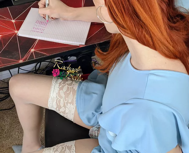 Caged, writing punishment lines for forgetting chores ;) by MySithLady