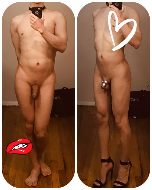 Cage/heels: on/off? by Jessi_Kim_XOXO