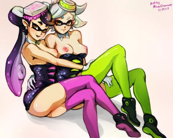 Callie & Marie (MinaCream) by FIuffMeDaddy_