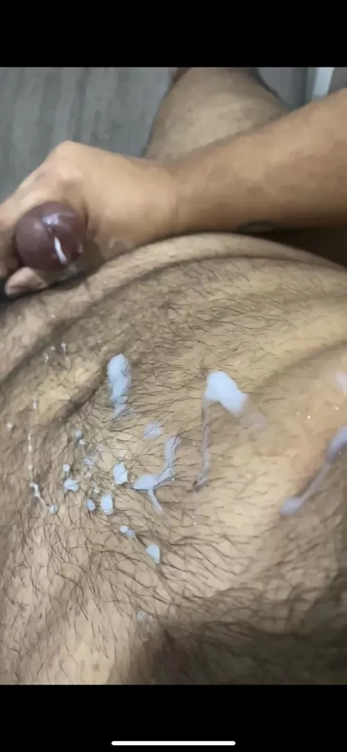 came a thick load all over myself. (OC) by Due_City8325