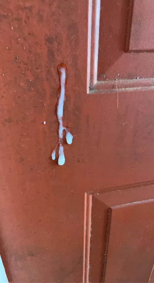 Came on my neighbor’s door. I live in an apartment by Petnamepeeve