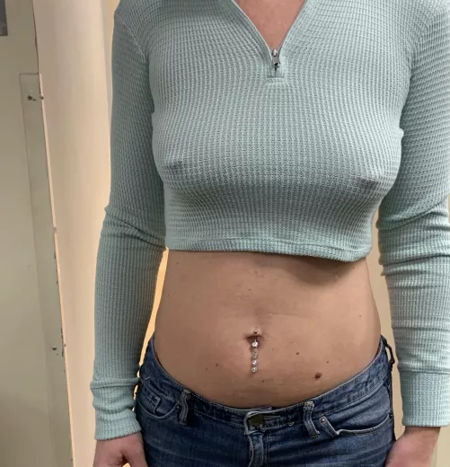 Came out of the dressing room with this shirt on by Mybell0922