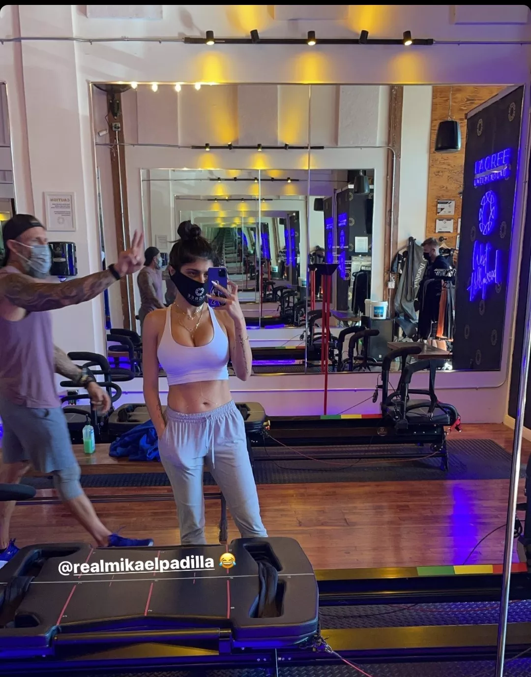 can be found in gym at mornings posted by Mysterious-25