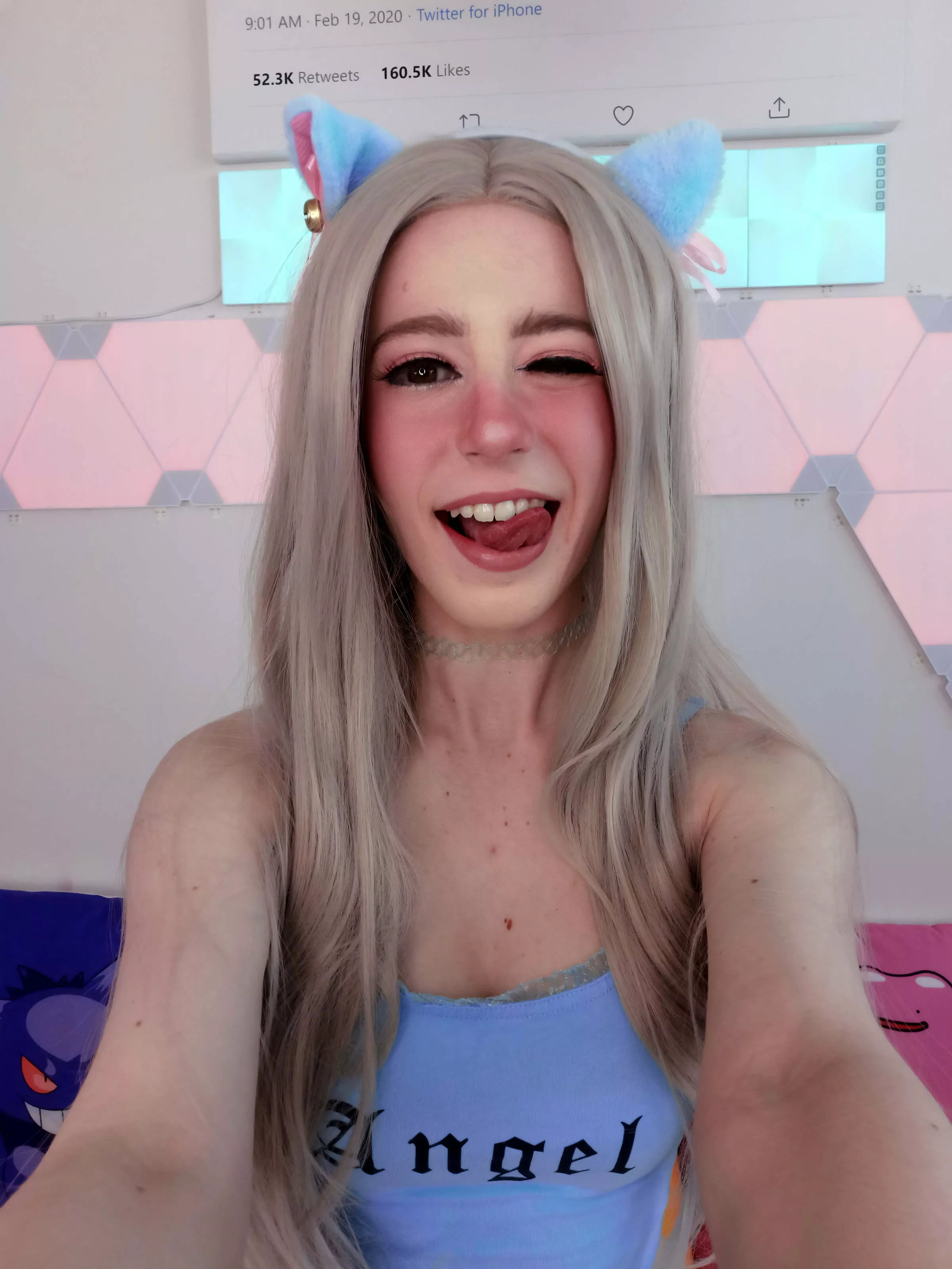 can i be ur angel kitten? 😇🐈 posted by lilfakegamer