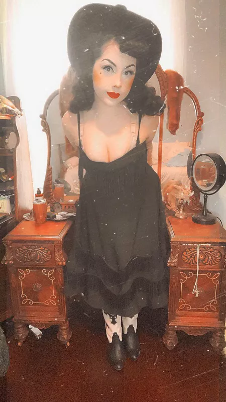 Can I be your favorite cowgirl? 🐄🤍 by MaybeaHeathen