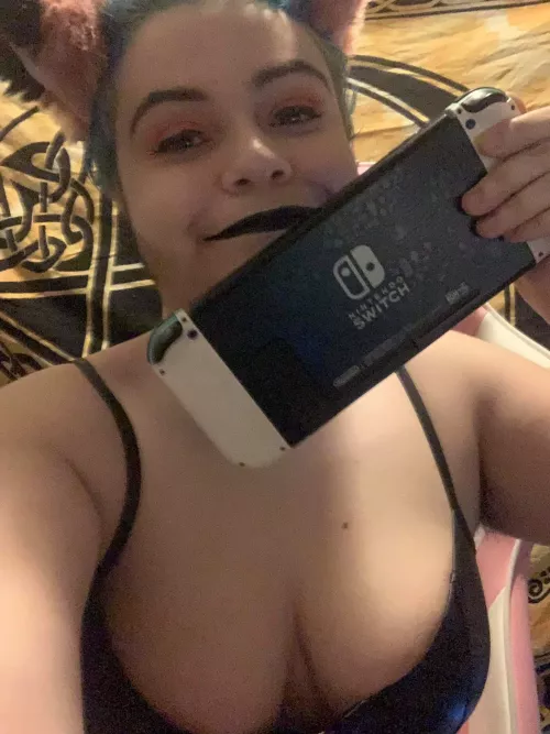 Can I be your nerdy cat girl? by scoobsboob