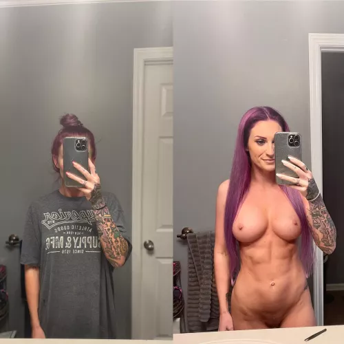 Can I borrow your t-shirt? Or leave it off 😏 by fitcouple1188