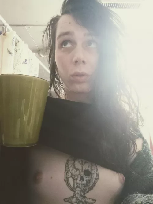 Can I finish my coffee firs(t)? ☕🔥 by BoopPoots