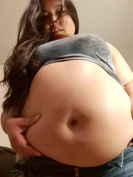 Can I get a belly rub? by DeviThikk