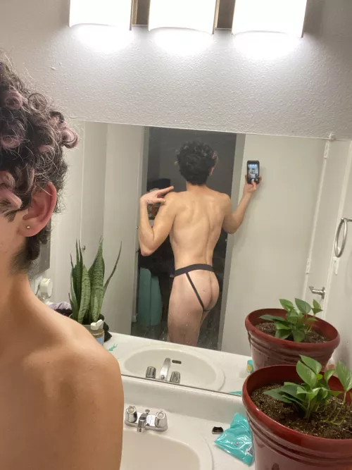 Can I greet you at the door like this? 😈 by Whelmed-