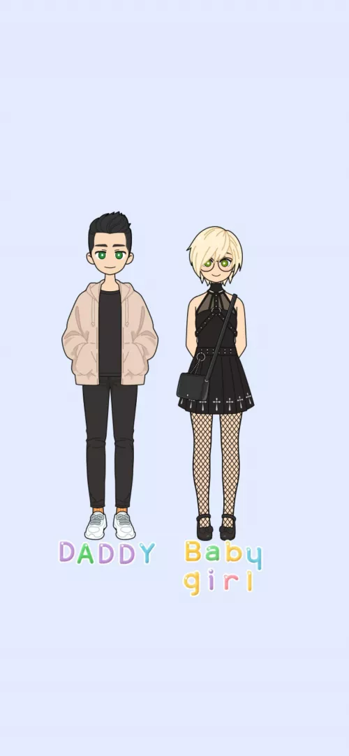 Can I join in too? 🥺 Me + my Daddy by Alter_kitten