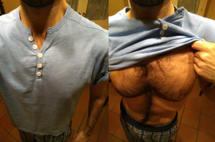 Can I offer you a nice hairy chest in this trying time? by felixvelasco