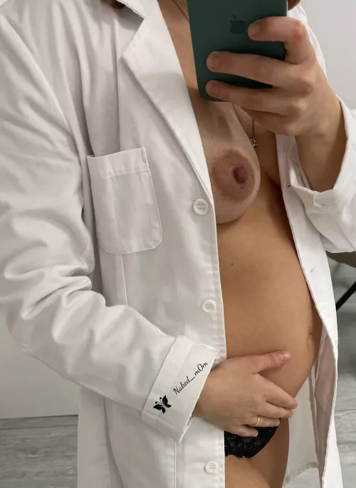 Can i work only with medical coat? by naked_m0m