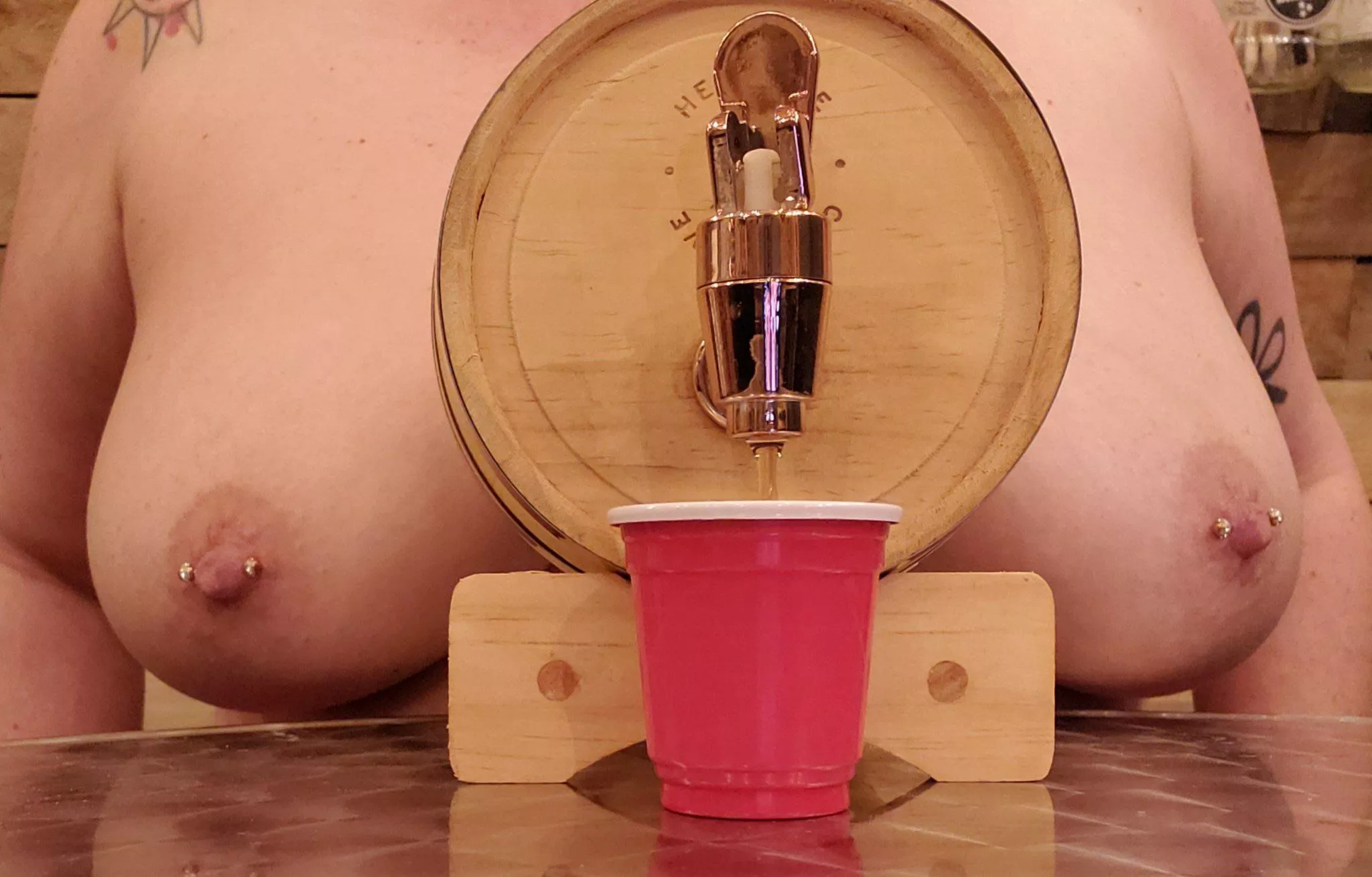 Can she pour you a shot and take one? posted by b8679