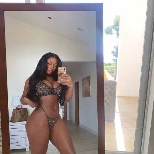 Can someone rp as the sexy and busty as fuck Megan Thee Stallion for me please? by ARandomMan143