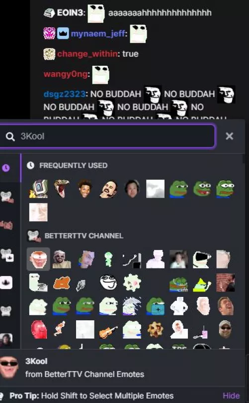 Can someone tell me why my BTTV emotes look like this and how to fix it? I use Opera GX. by Peaceful_Explorer