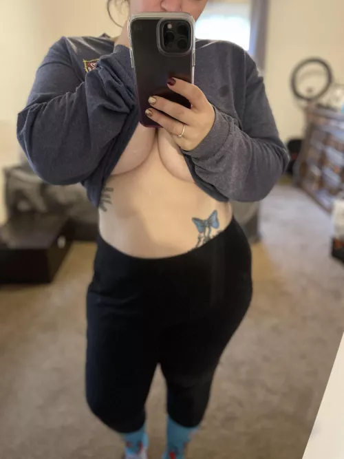 Can you hold my shirt up😈 by lyssababyx