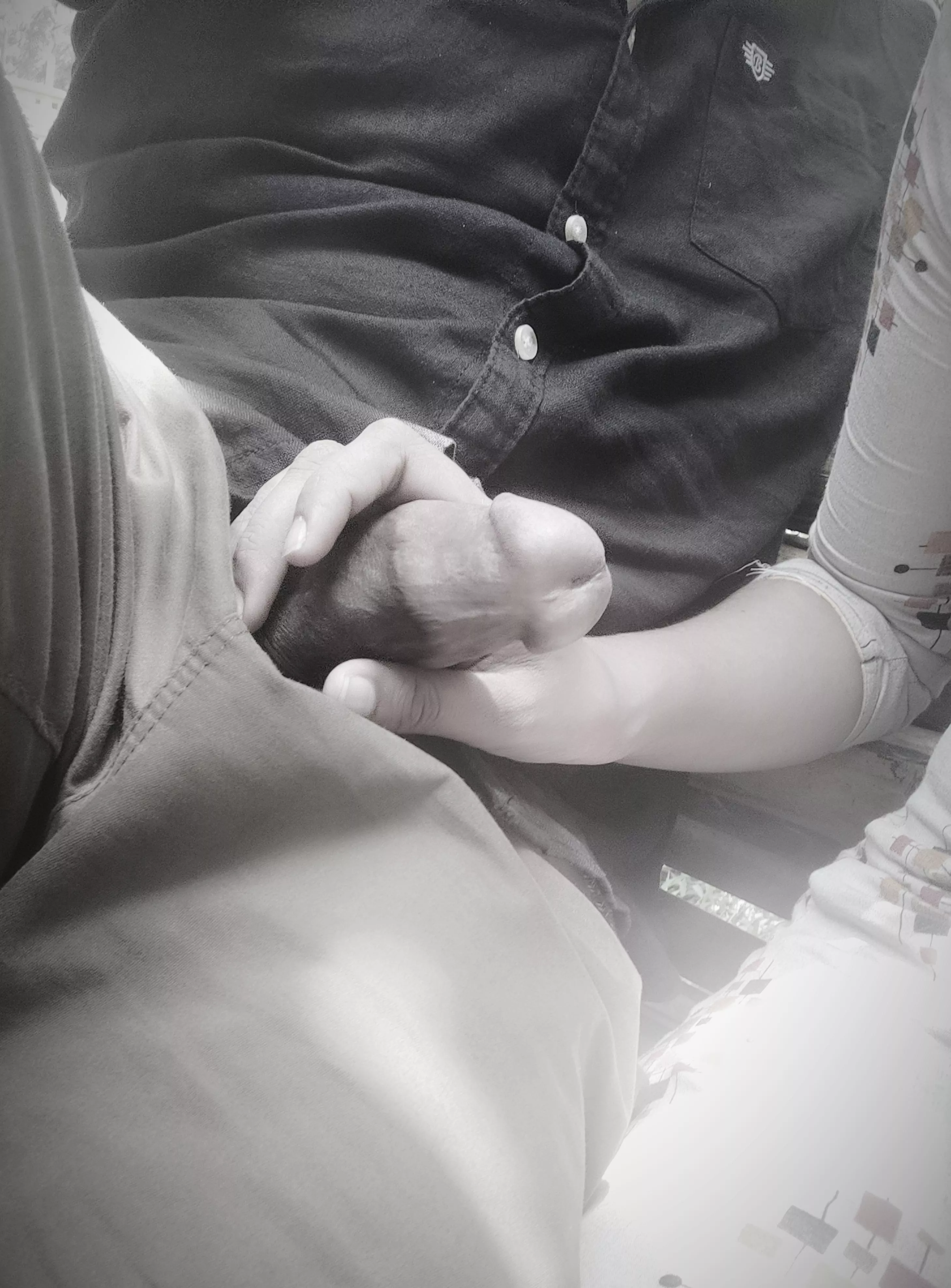 can you hold this [f]or me? No. that's [m]y ❤️❤️ posted by Mr_Fun_Couple