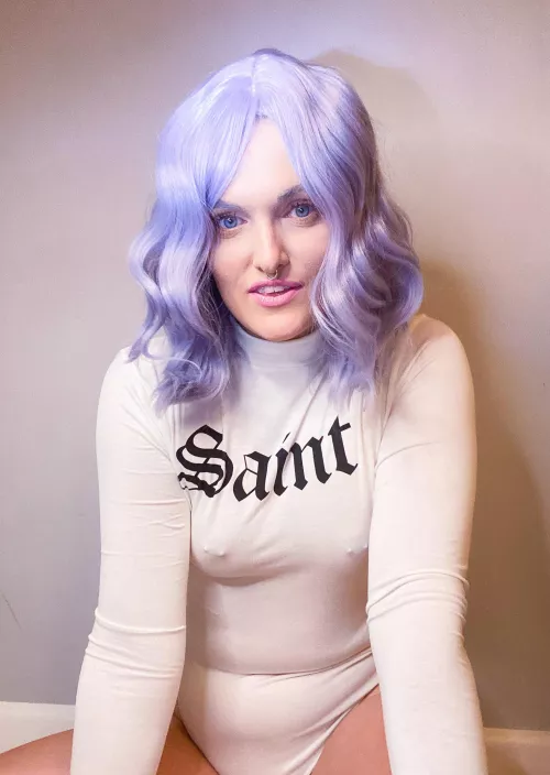 Can you see my cheeky piercing? Hehe by N_joyx