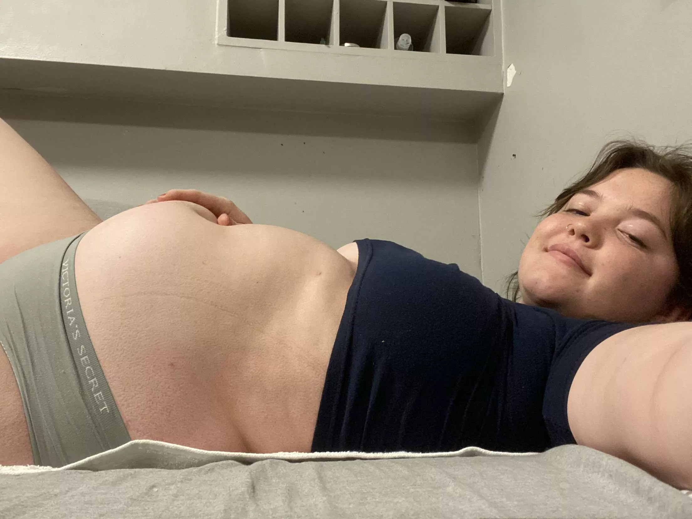 Can you tell I stuffed myself? posted by no_end_game