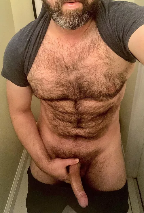 Can you think of a better way to end the year than riding a big cock while stroking a beard? by Northunder80