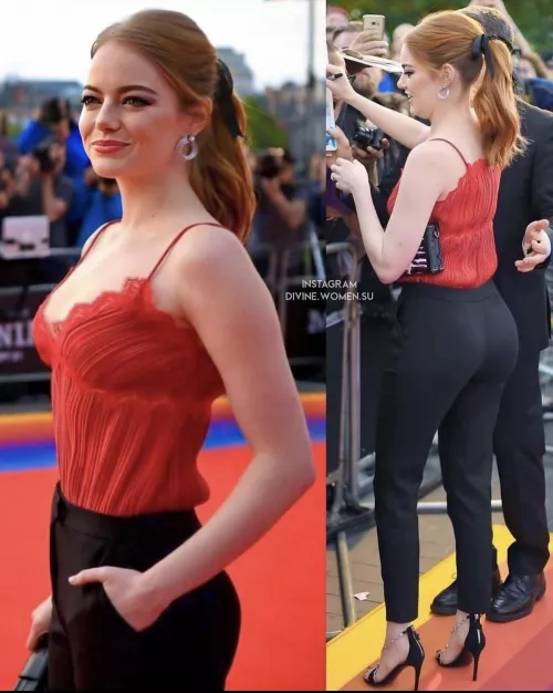 Can't decide if the front or back of Emma Stone is better by Ambitious_Web_3007