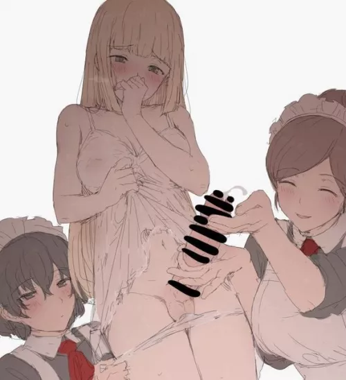 Can't finish without her maids <3 by Thatonetroll_ShB