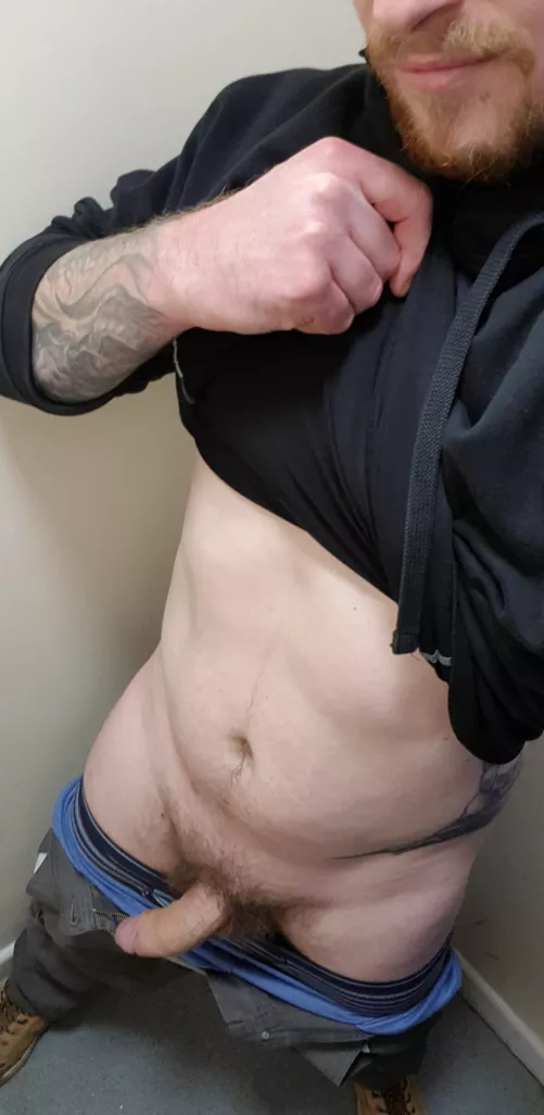 Can't help but show off at work ;) dm's open by TattedUpDude69