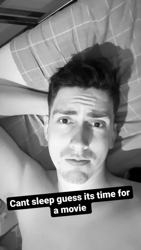 Cant sleep so watching a movie it is ✌✌ by bronjam3838