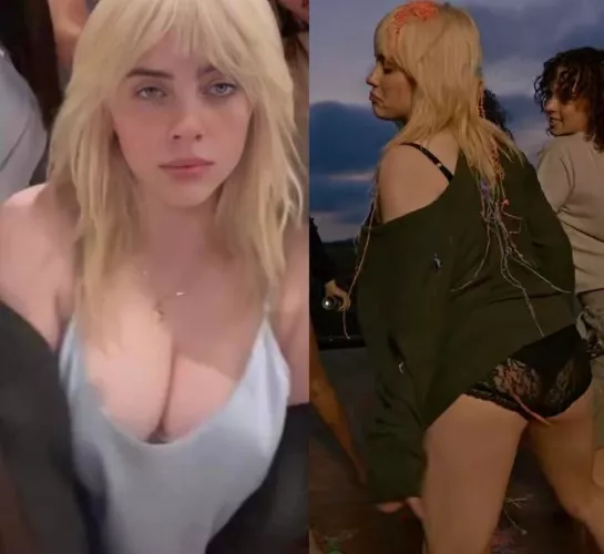 Can't stop getting horny for Billie Eilish's big tits and ass by avdd4