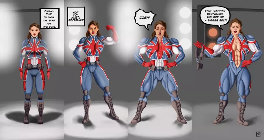 Captain Carter transformation by themalcontentedgent