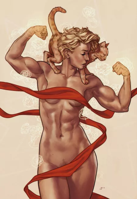 Captain Marvel - by Dima Ivanov by MotorVirus