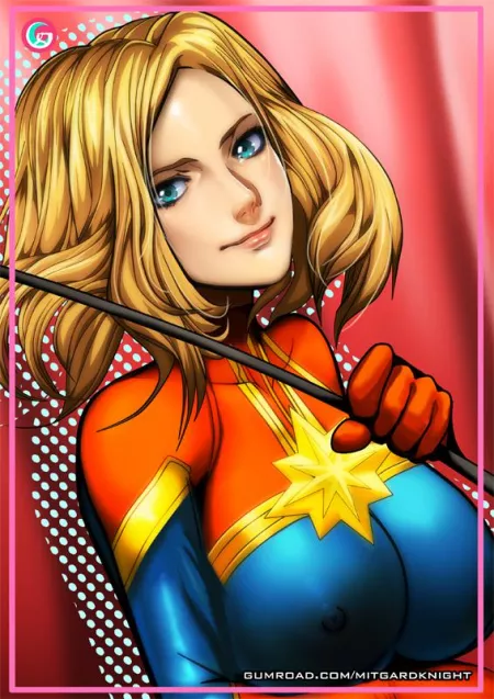 Captain Marvel (Mitgardknight) [Marvel] by marvelousboobs