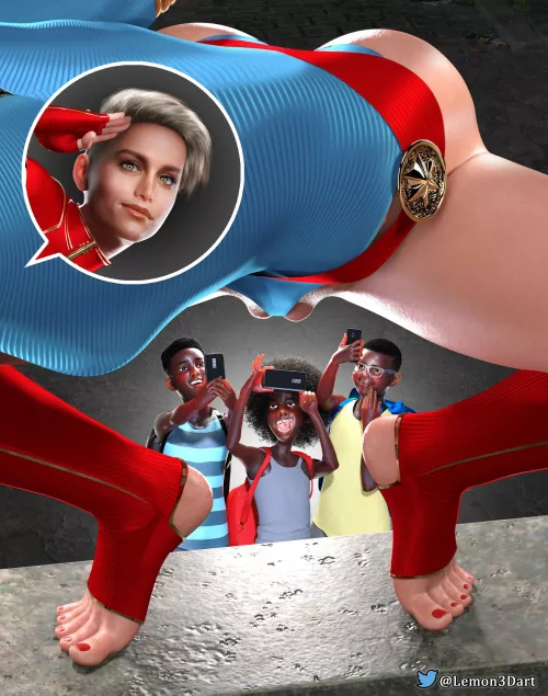 Captain Marvel Pose Challenge #2 (Lemon3Dart) [Captain Marvel] by Lemon3Dart