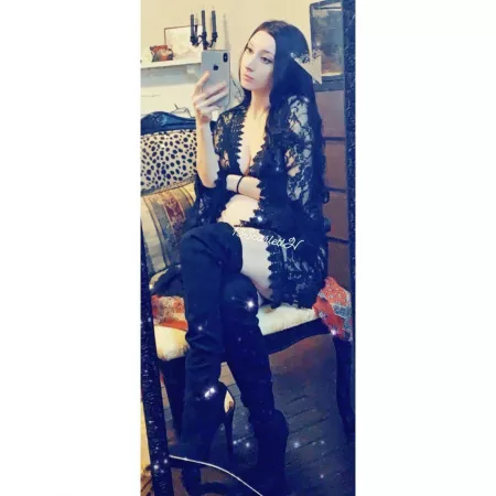 Care for a lap dance from a pregnant stripper in thigh high boots? by 13ScarlettH