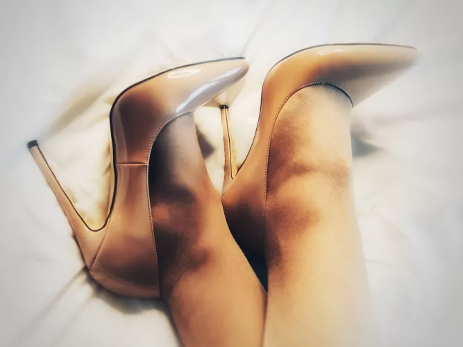 Care to feel and smell my feet? I hope my heels aren't in the way ;-) by italianfootjobxxx